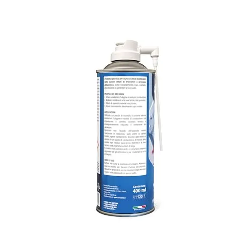 Bauchem De Flame pulitore bruciatori caldaie spray 400 ml senza acidi
