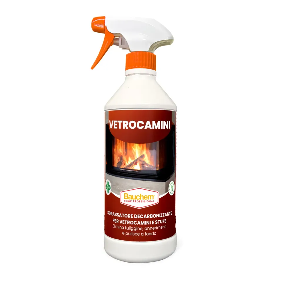 Bauchem Vetrocamini sgrassatore vetro stufa 750 ml