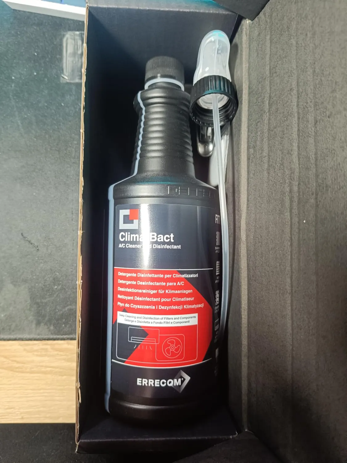 Errecom Clima-Bact detergente disinfettante climatizzatori 1L menta