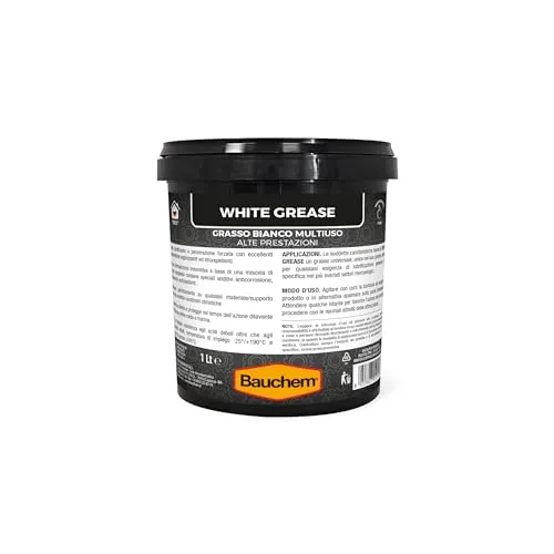 Bauchem White Grease Grasso Bianco 1 Lt Idrorepellente
