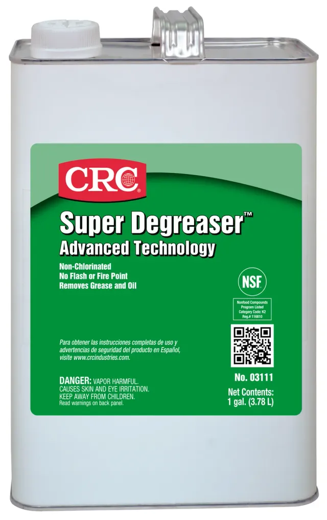CRC Super Degreaser sgrassatore industriale 1 gallone forte