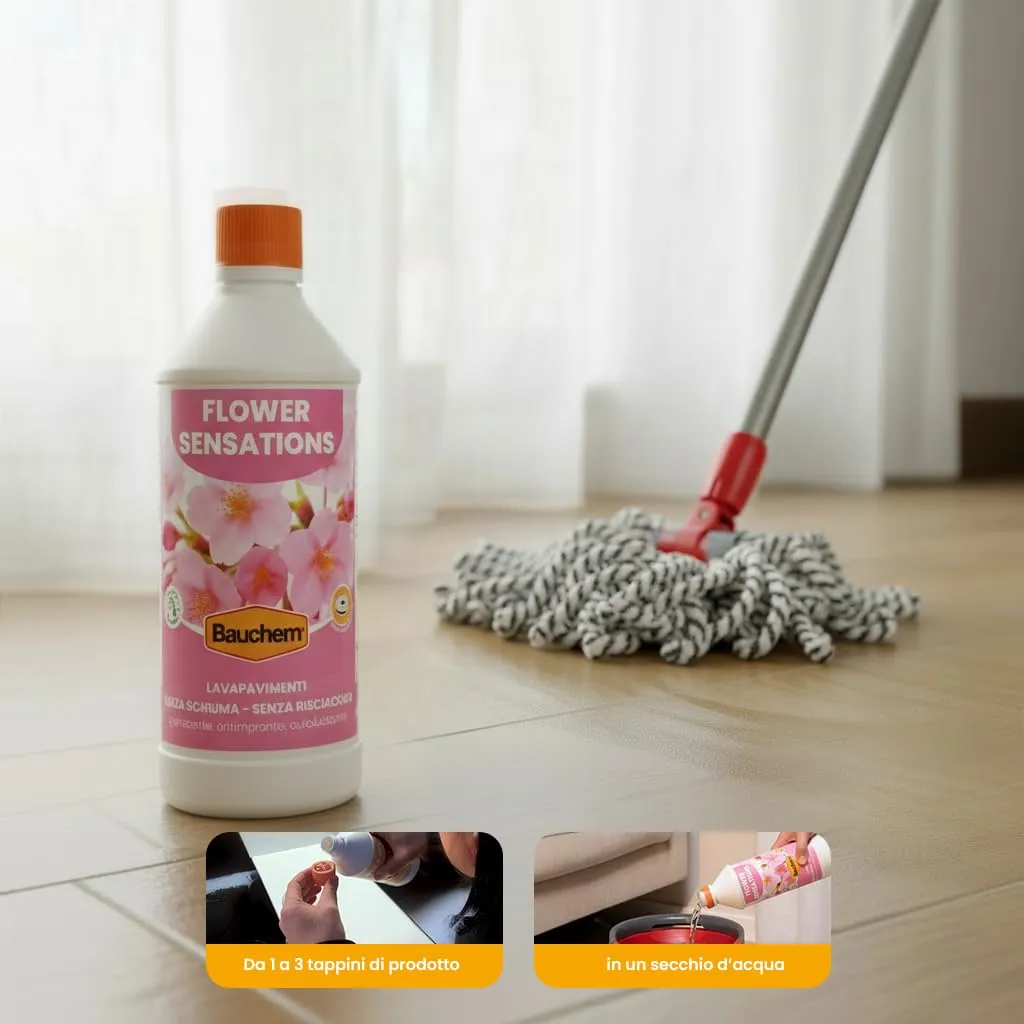 Bauchem Flower Sensations lavapavimenti 750 ml robot