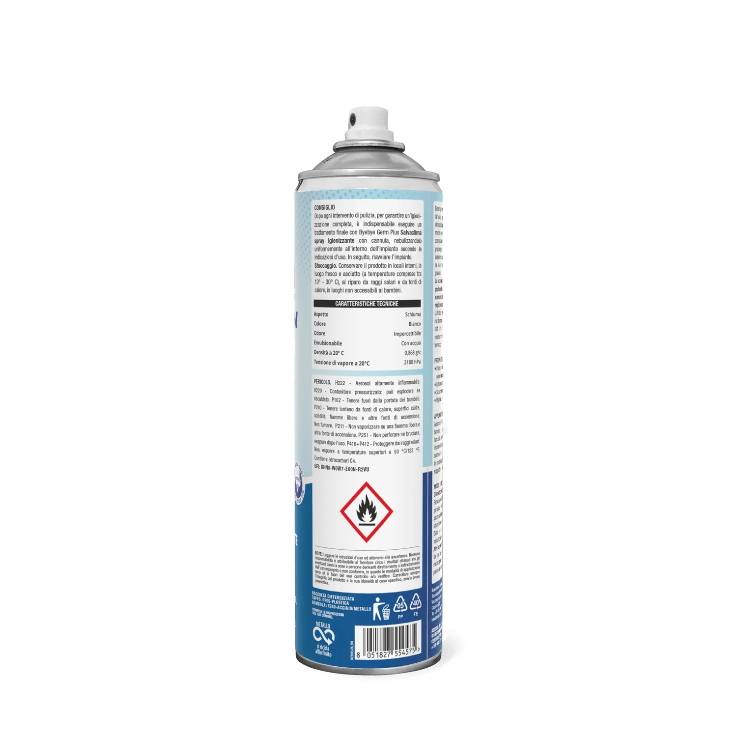 Bauchem Byebye Germ+ Kit Clima schiuma + spray 2 pezzi