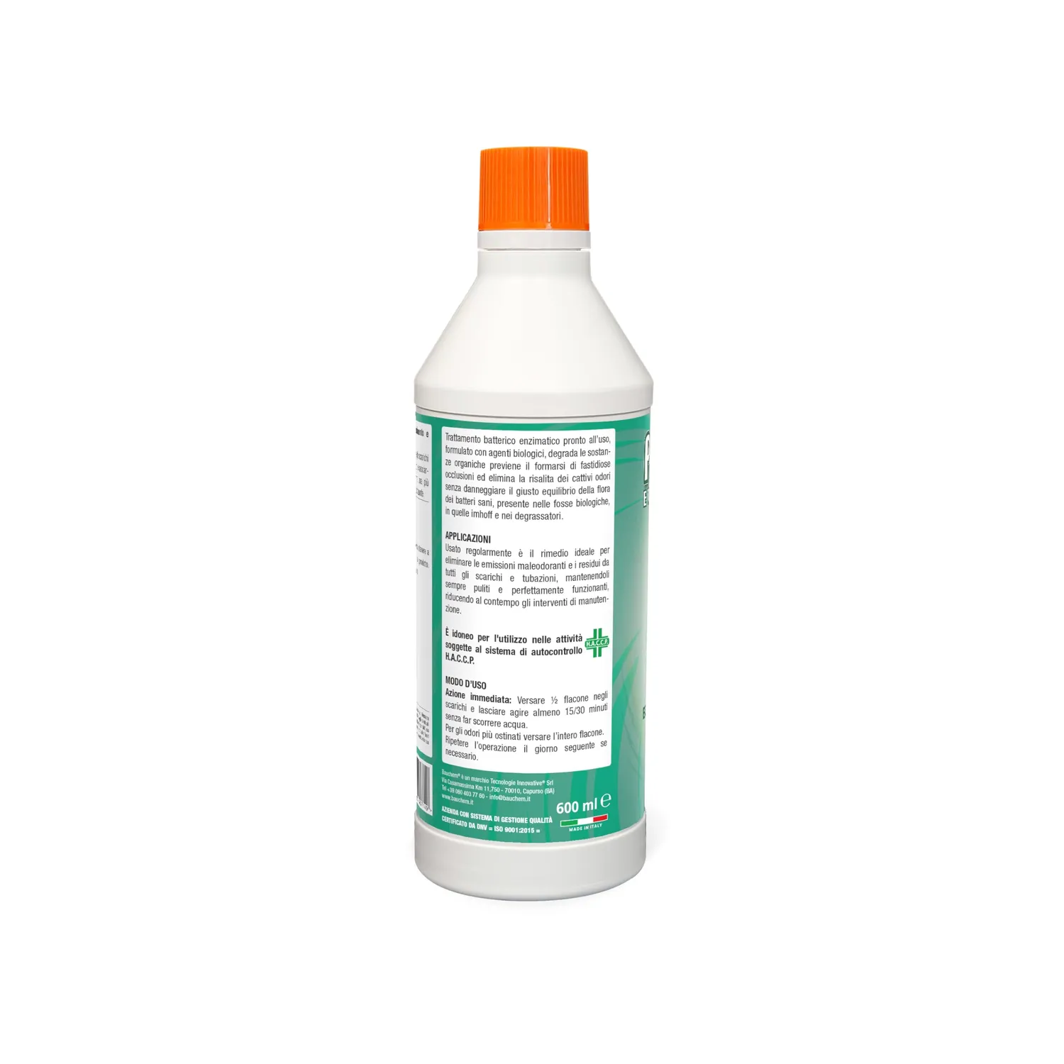 Bauchem Panta Rei gel togli odori tubazioni 600 ml enzimatico