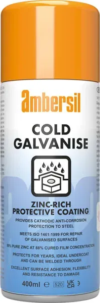AMB Cold Galvanise zinco spray 12x400 ml protezione catodica