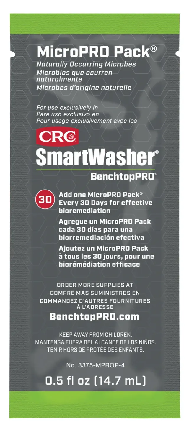 CRC SmartWasher BenchtopPro MicroPro ricarica 4x0,5oz