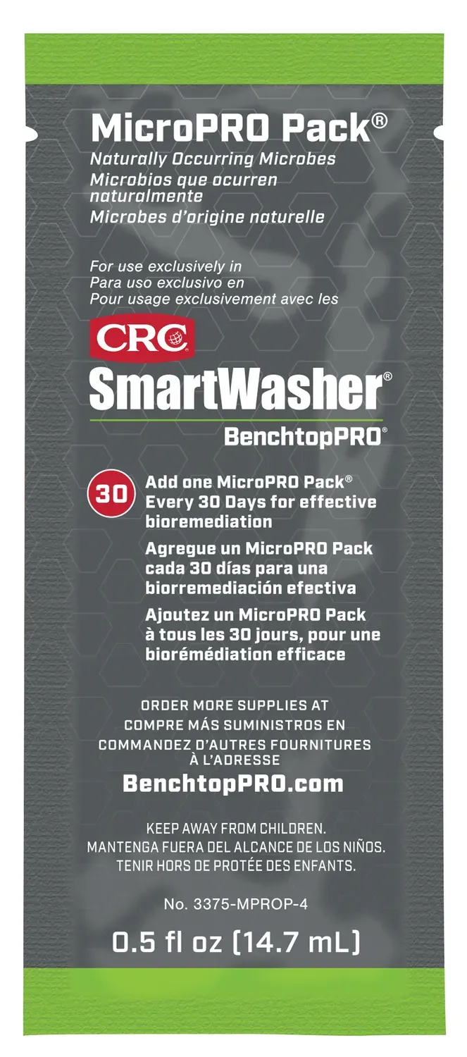 CRC SmartWasher BenchtopPro MicroPro ricarica 4x0,5oz