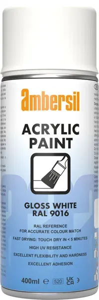 AMB Acrylic Paint 9016 vernice spray 6x400ml bianco RAL