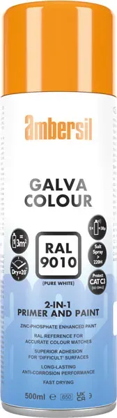 CRC Galva Colour 9010 vernice spray bianco 12x500ml RAL