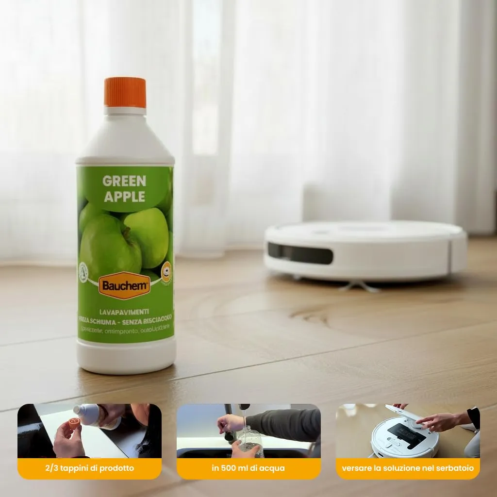 Bauchem Green Apple detergente pavimenti 750 ml mela verde