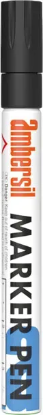 CRC AMB Pennarello Vernice Nero 12 Pezzi Resistente