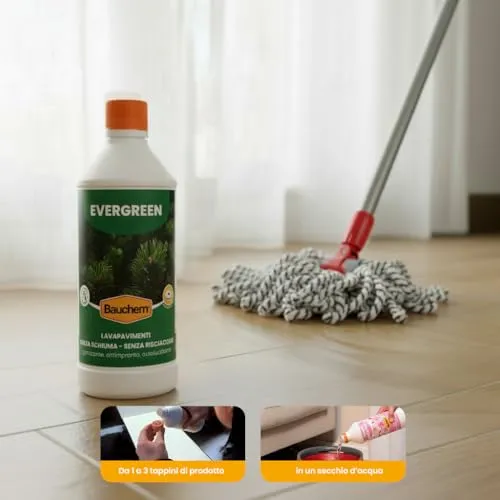 Bauchem Evergreen detergente pavimenti 750 ml igienizzante