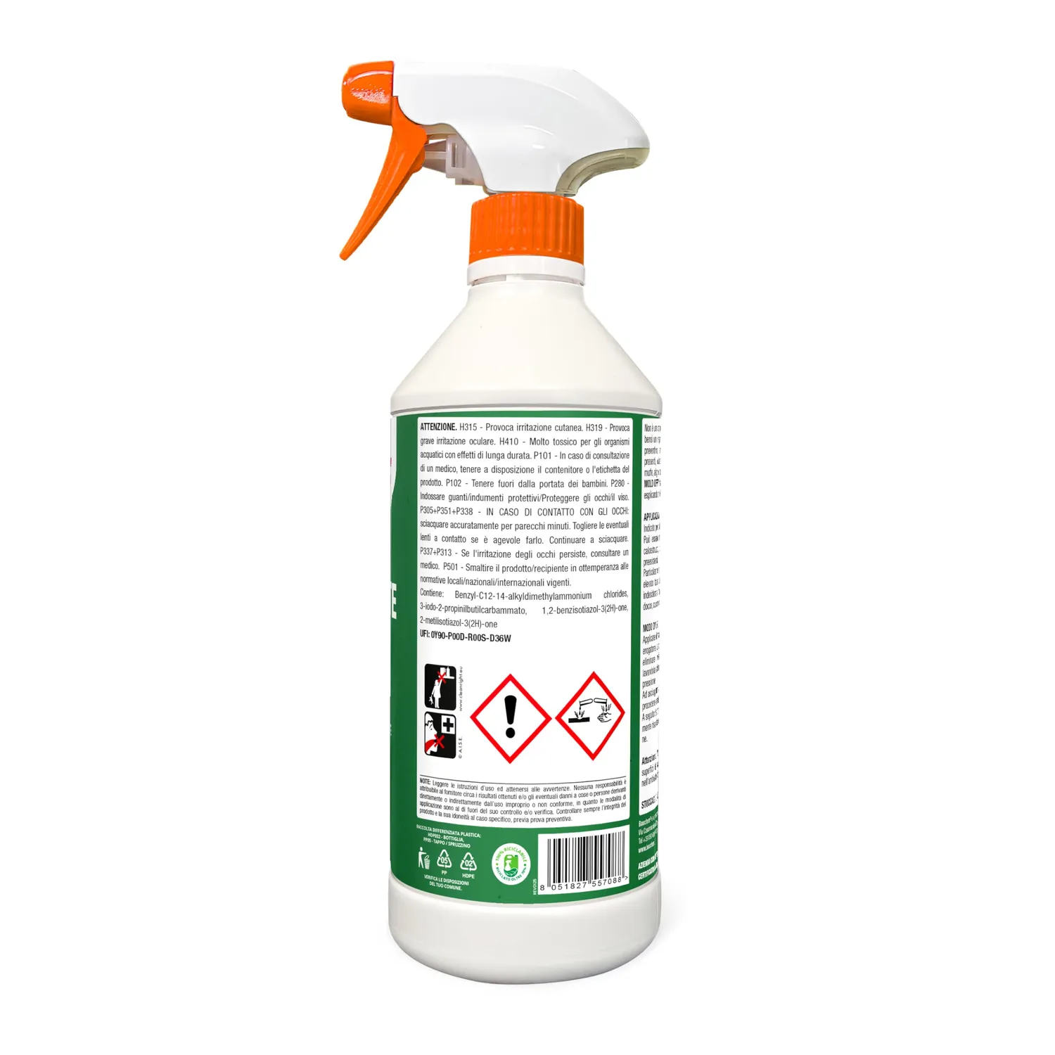 Bauchem MoldOff risanante spray 750 ml antimuffa muri