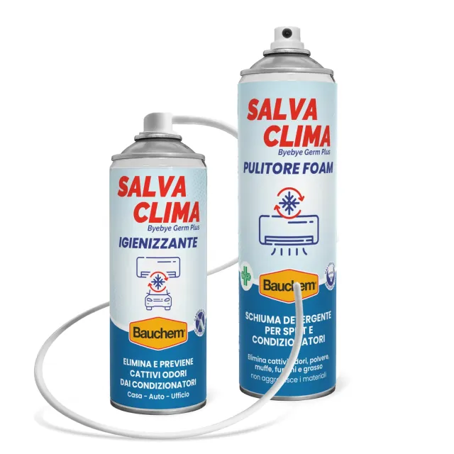Bauchem Byebye Germ+ Kit Clima schiuma + spray 2 pezzi