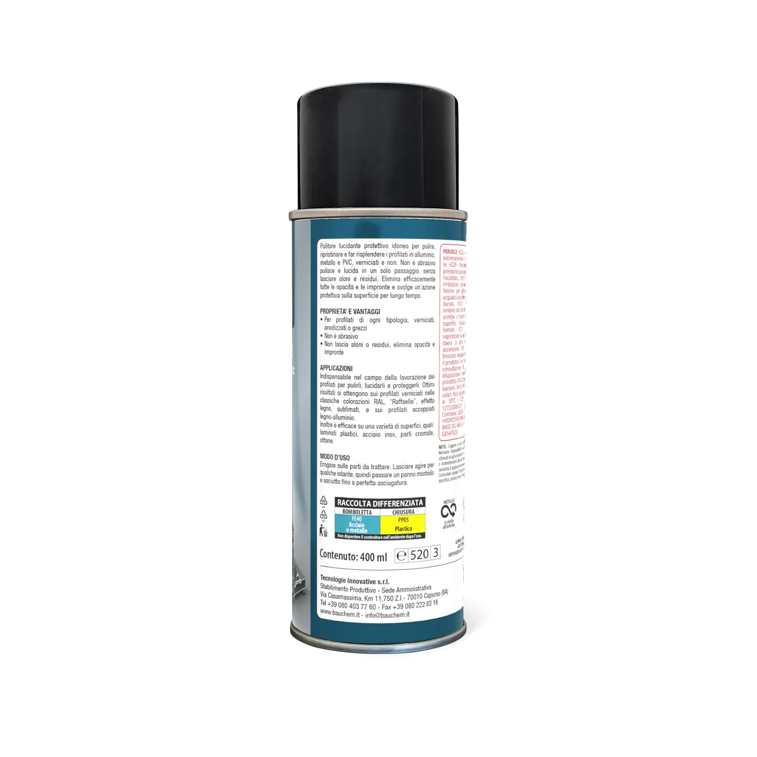 Bauchem Metalux Infissi spray infissi 400 ml alluminio pvc