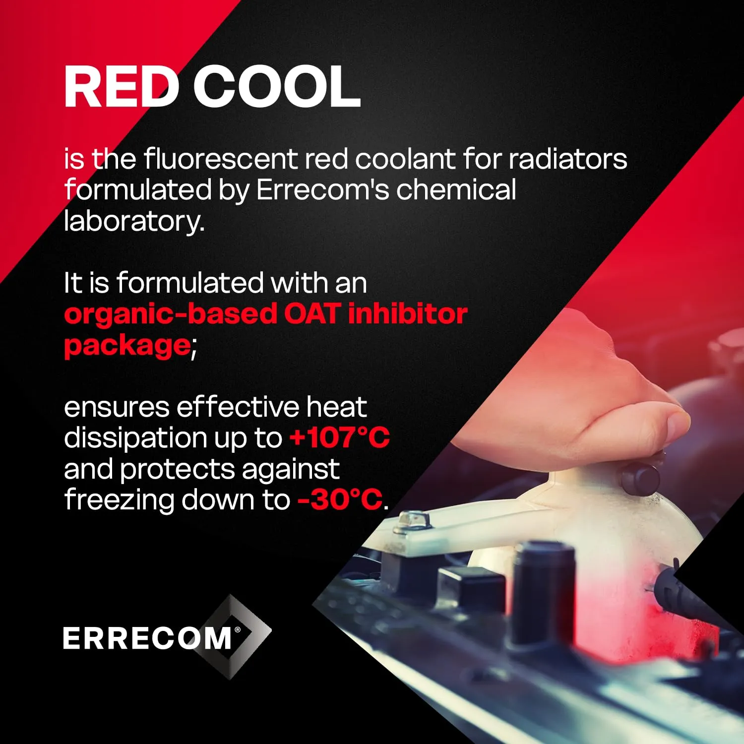 Errecom Red Cool G12 liquido radiatore rosso 5 L -10°C