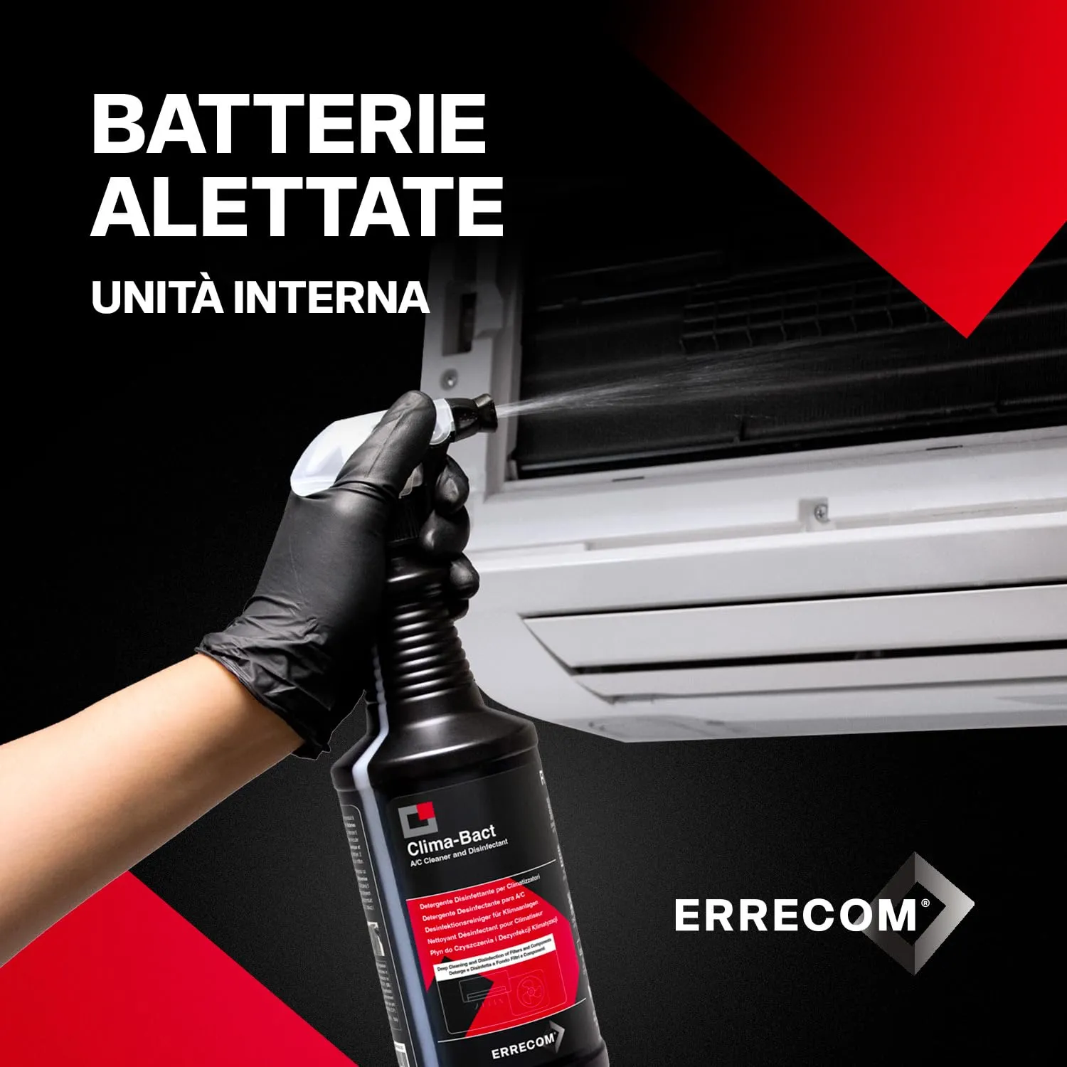 Errecom Clima-Bact detergente disinfettante climatizzatori 1L menta