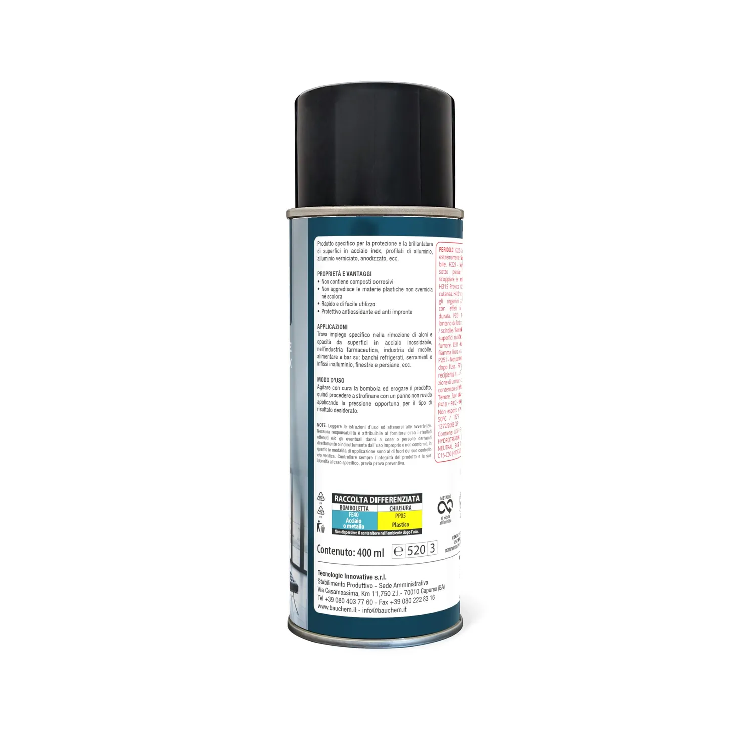 Bauchem Metal Pro brillantante protettivo metalli spray 400 ml