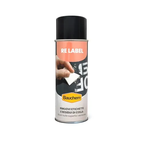 Bauchem Re Label Spray Rimuovi Etichette 400 ml delicato