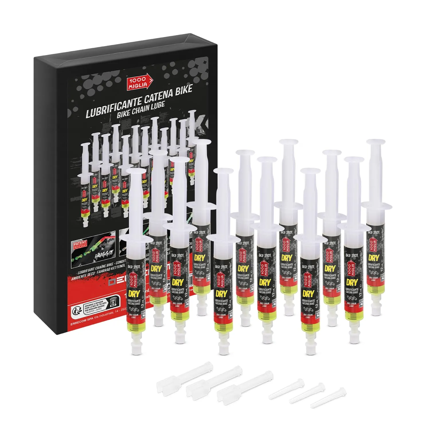 Errecom 1000 Miglia BKR 3101 lubrificante dry 12x12 ml
