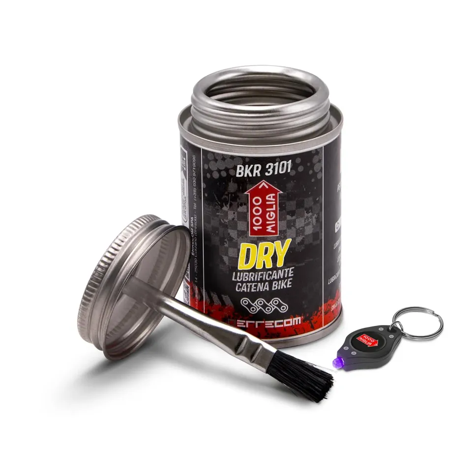 Errecom BKR 3101 olio catena bici Dry 120 ml clima secco