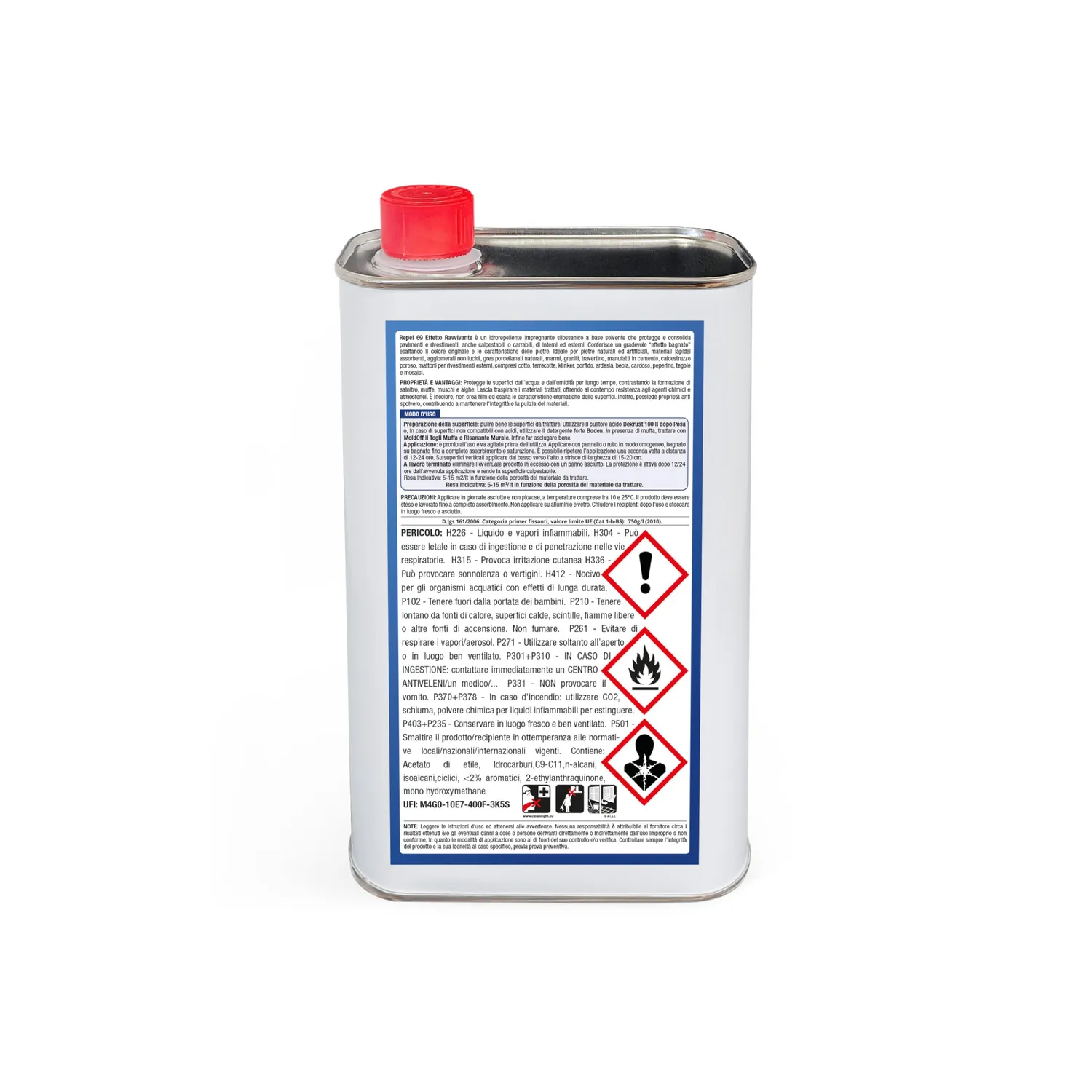 Bauchem Repel 69 idrorepellente ravvivante 1 L solvente