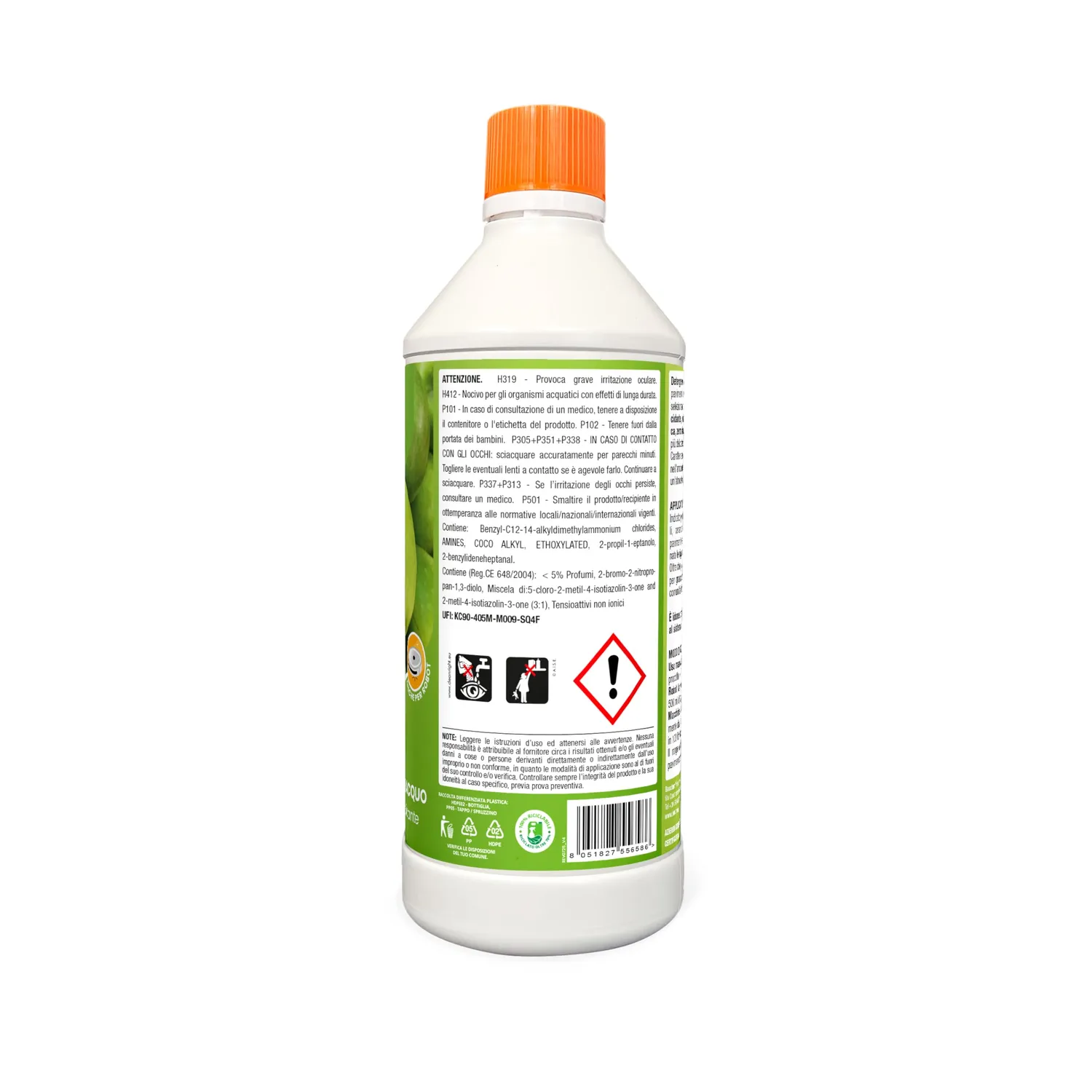 Bauchem Green Apple detergente pavimenti 750 ml mela verde