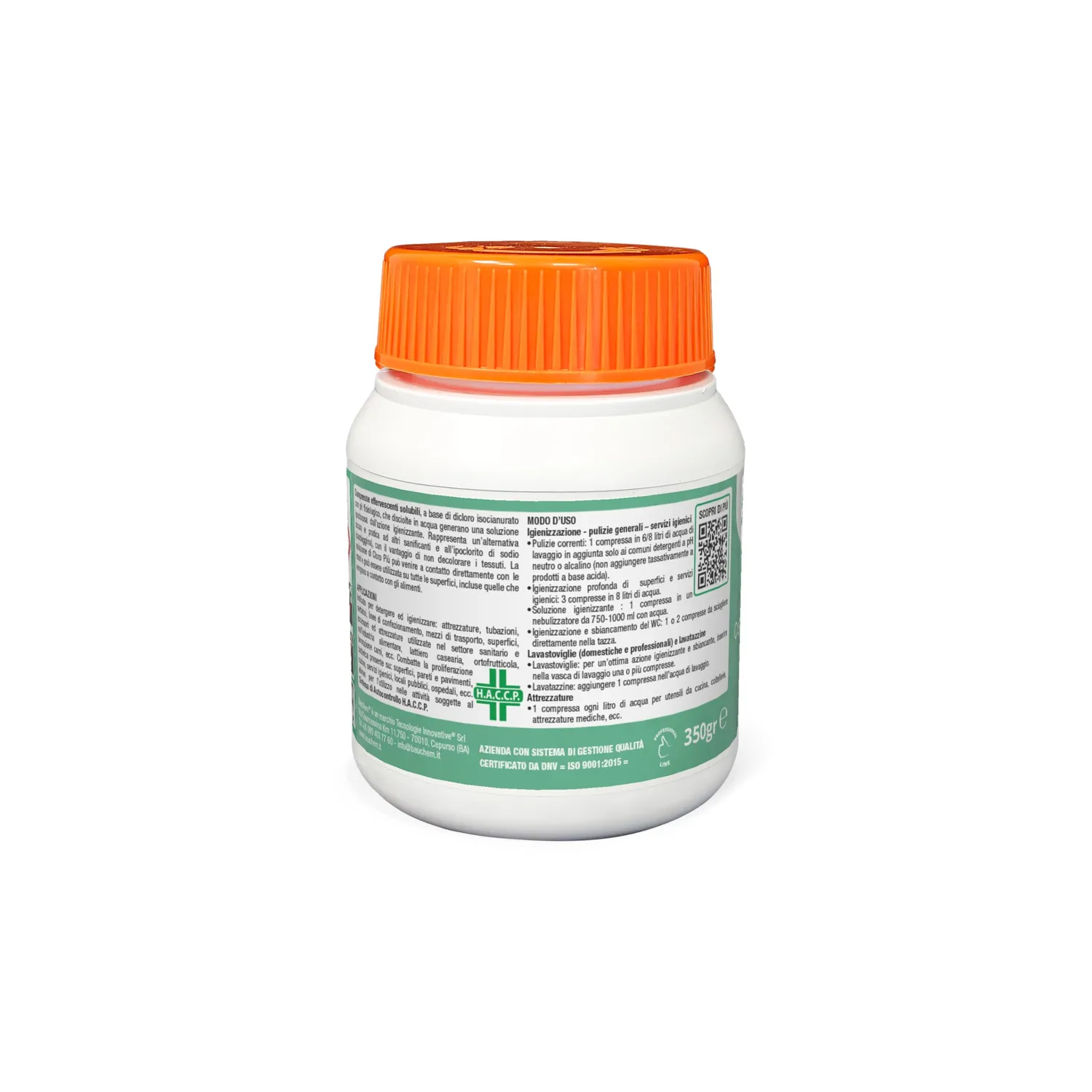 Bauchem Cloro Più compresse cloro 350 g effervescenti