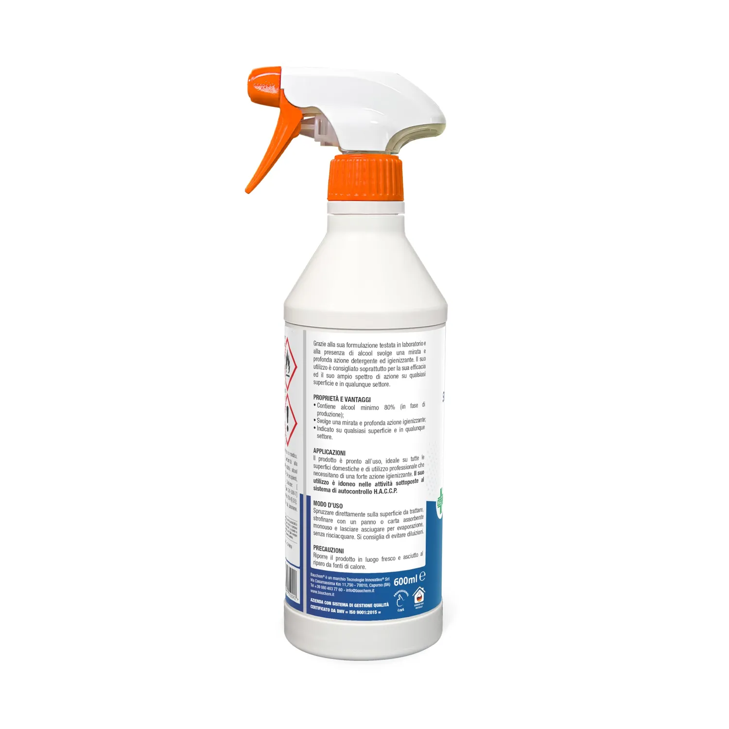 Bauchem Byebye Germ+ igienizzante superfici 600 ml 80%