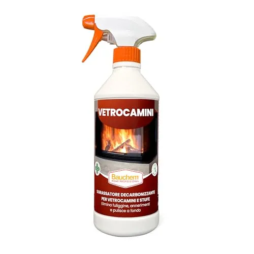 Bauchem Vetrocamini sgrassatore vetro stufa 750 ml