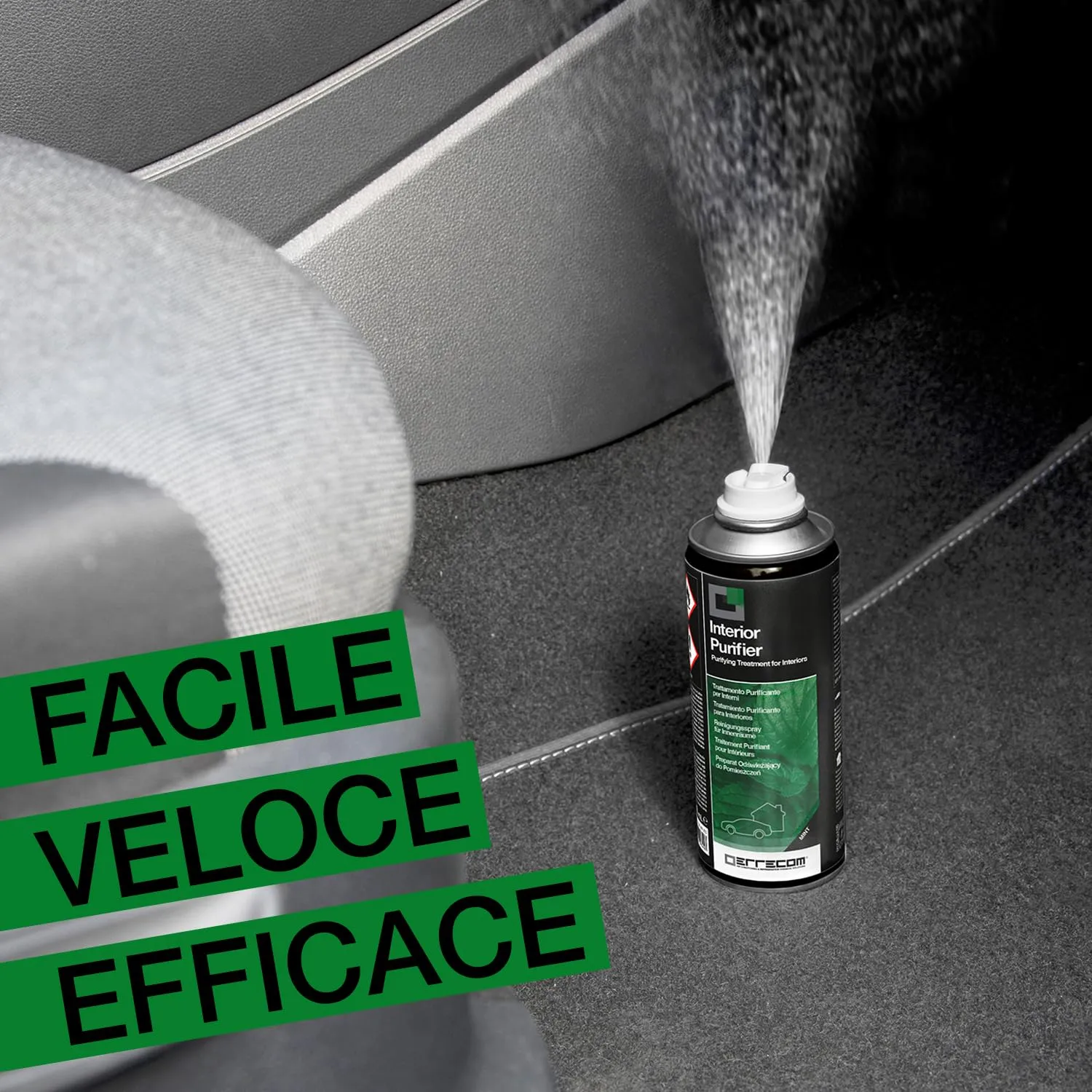 Errecom Interior Purifier spray auto one-shot menta 200 ml