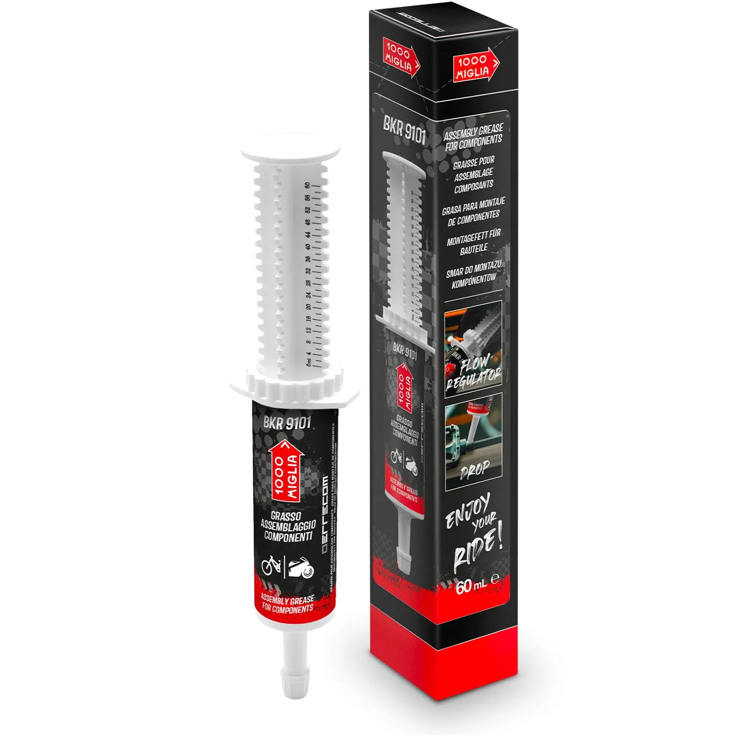 Errecom BKR 9101 grasso bici siringa 60 ml anticorrosione