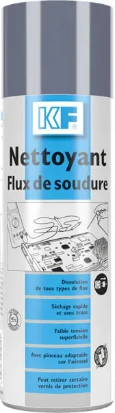 KF Nettoyant Flux detergente flussante 12x400ml pcb