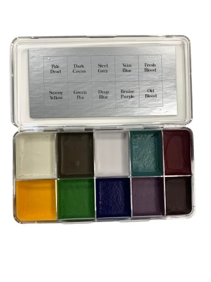 Neill's Materials Living Dead Zombie palette trucco waterproof