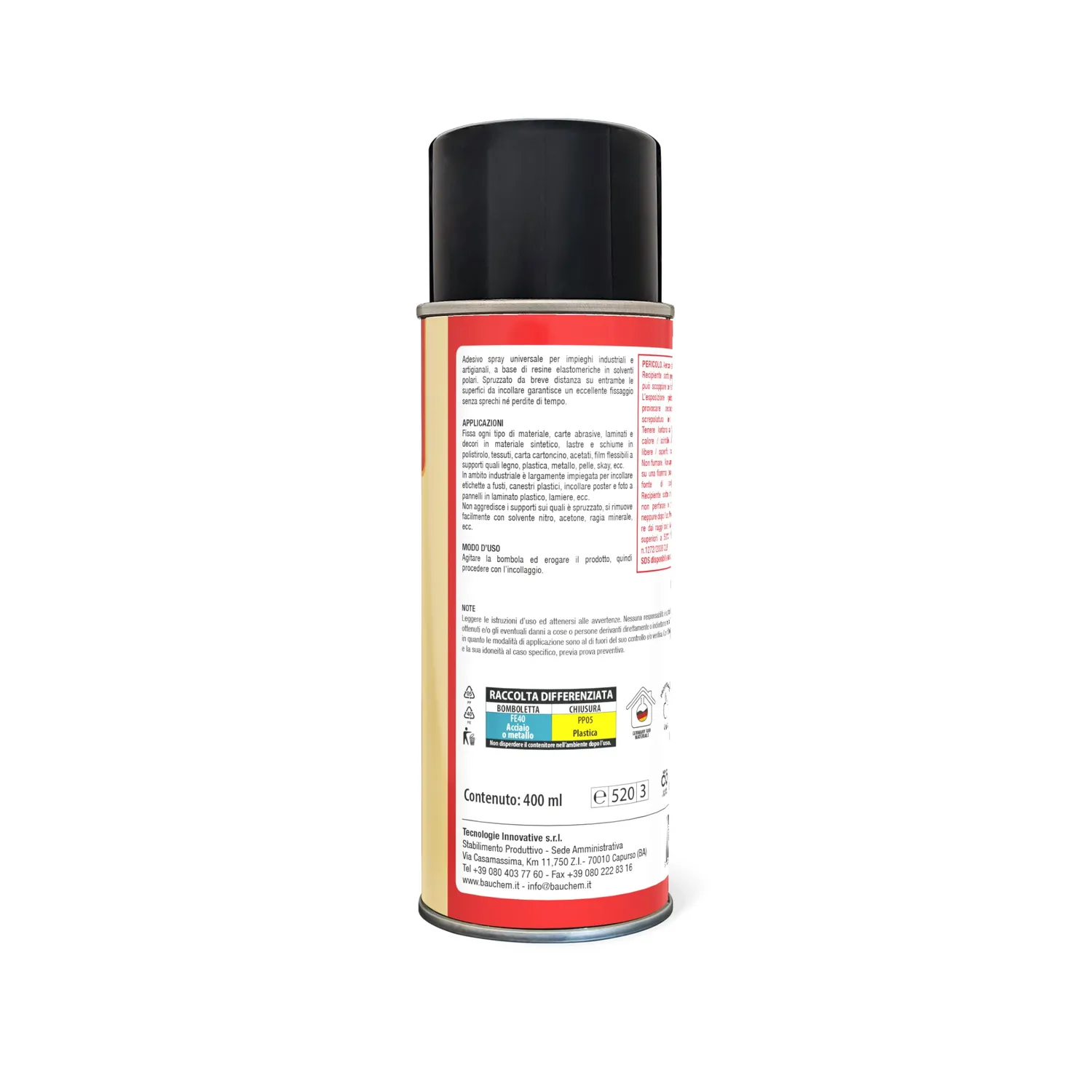 Bauchem Baukol 90 Adesivo Spray Permanente 400 ml