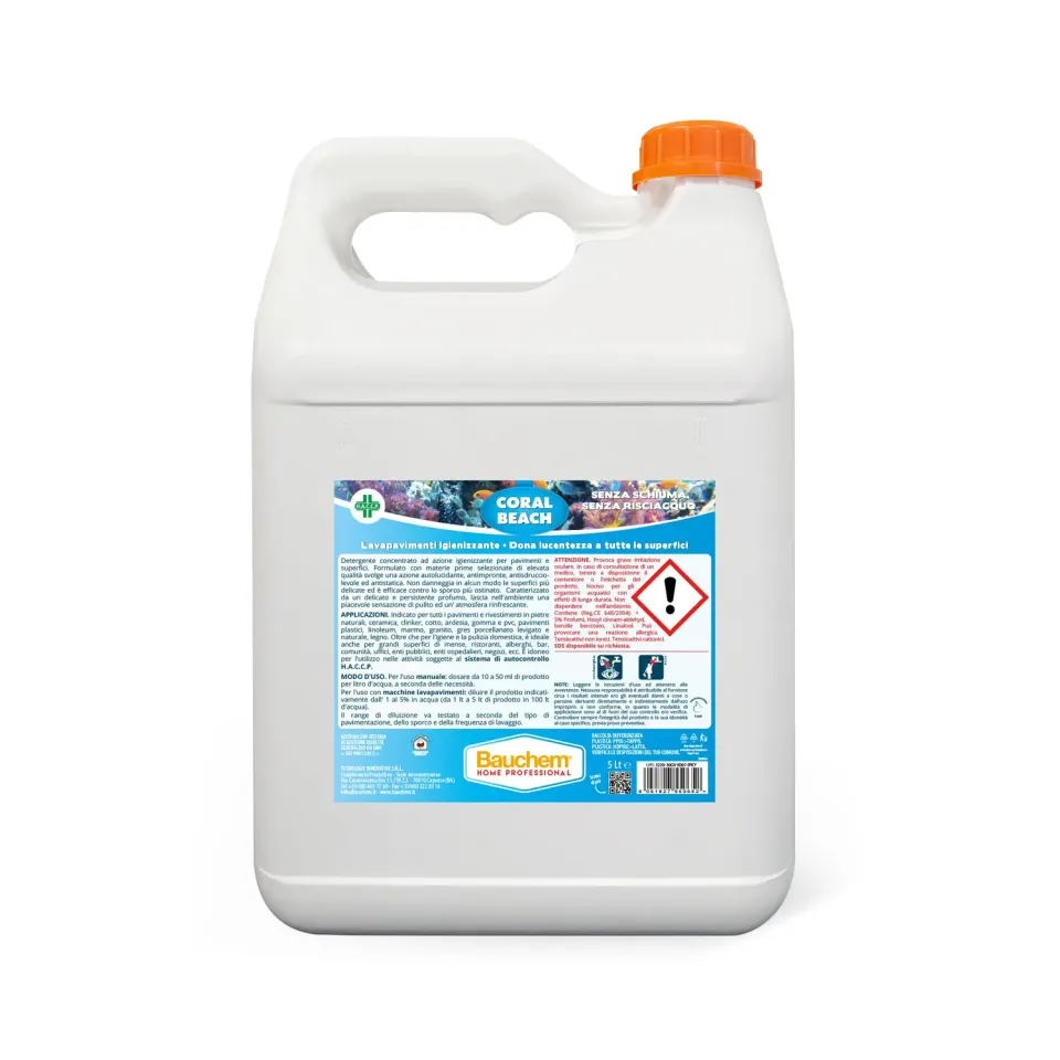 Bauchem Coral Beach Lavapavimenti Anti Impronta 5 L