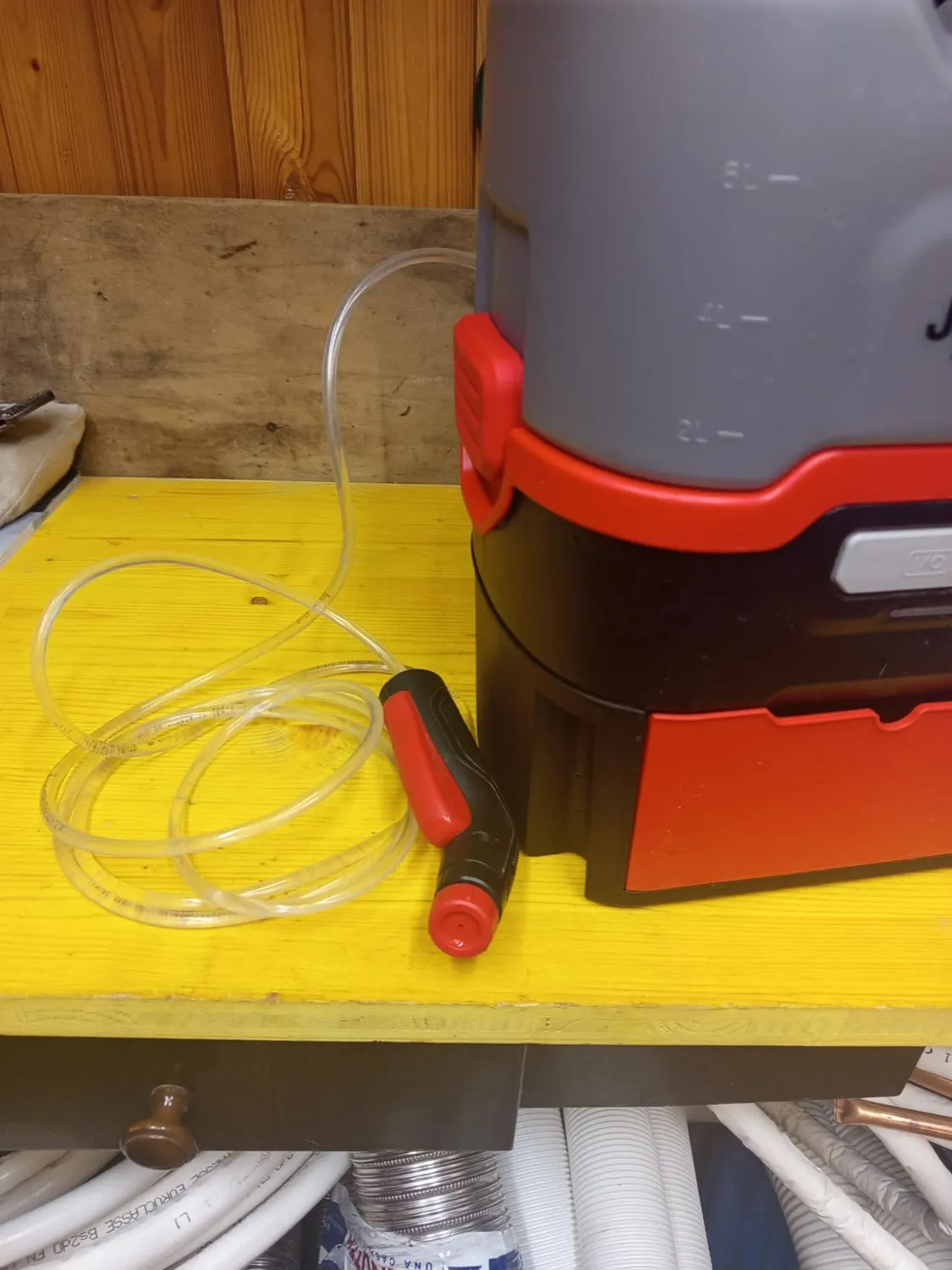 Errecom Jet Gun PRO+ idropulitrice a batteria 8L con tubo 3m