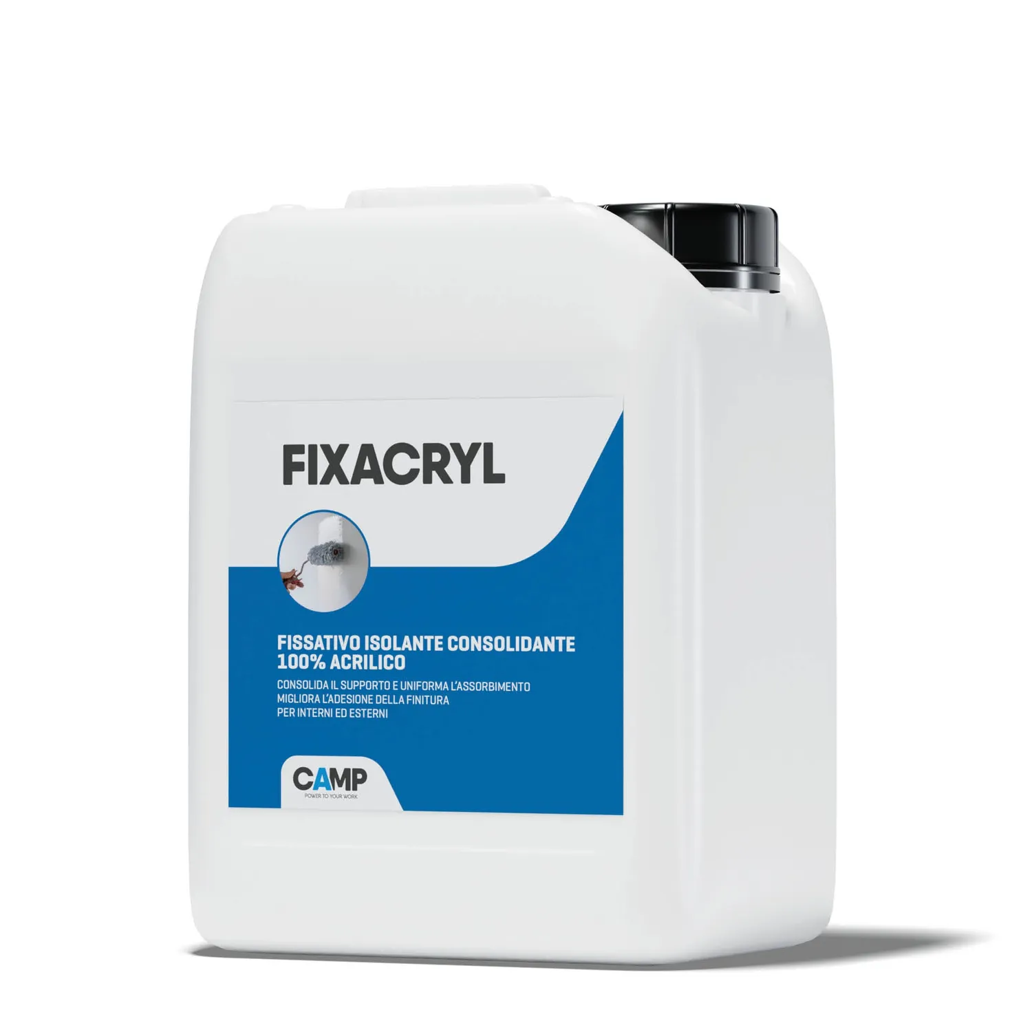 Camp Fixacryl primer fissativo acrilico flacone 1 L consolidante
