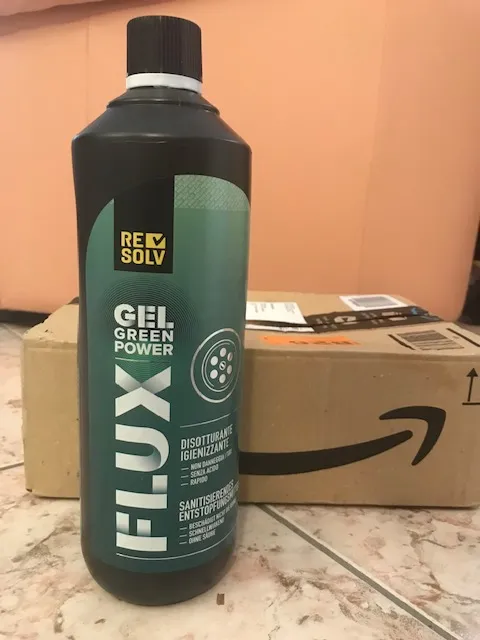 Resolv Flux Green Gel disgorgante tubi 1L anticapelli