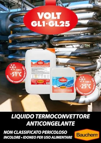 Bauchem Volt GL25 anticongelante impianti 5 kg -25°C