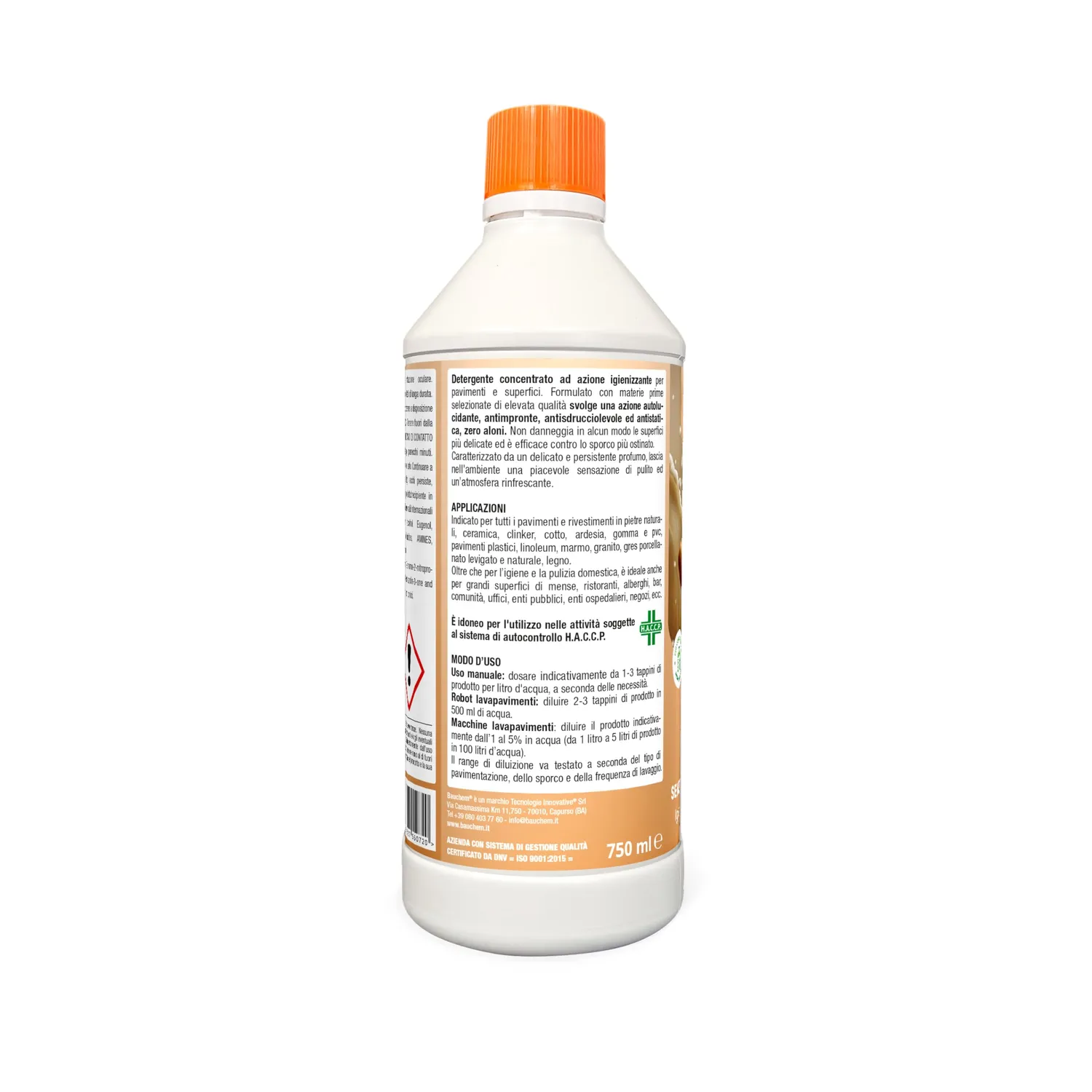 Bauchem Milk & Joy detergente pavimenti 750 ml mela verde