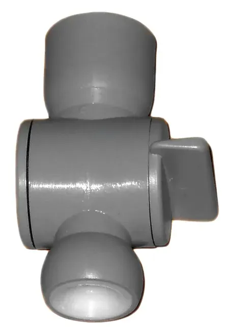 CRC Valve valvola femmina 1/2 NPT grigia in-line