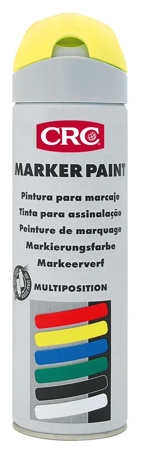 CRC Marker Paint marcatore vernice giallo fluo 12x500ml