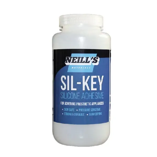 Neill's Materials Sil-Key adesivo silicone protesi alta tenuta